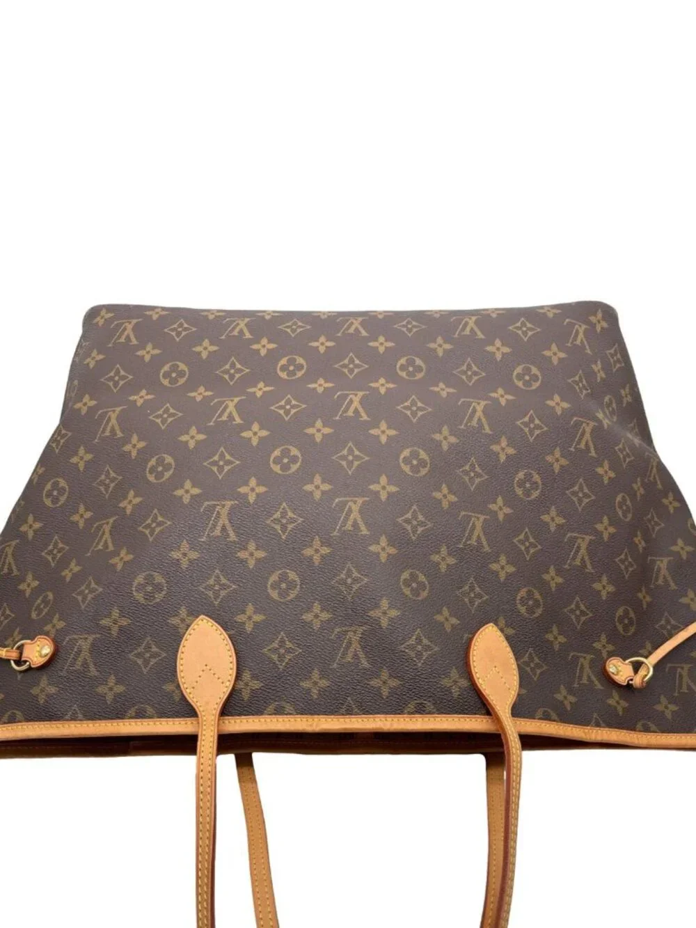 Louis Vuitton Neverfull GM Monogram Canvas Tote Bag Brown